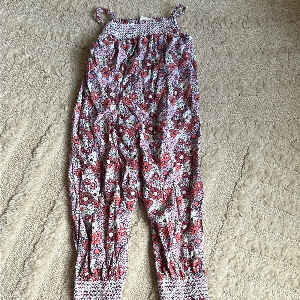 Seed Heritage Baby Floral Jumpsuit 12-18M